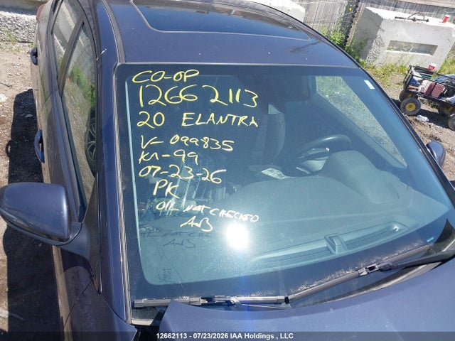 Продаж на аукціоні авто 2020 Hyundai Elantra Preferred With Sun And Safety Package Auto Ivt, vin: KMHD84LF2LU099835, номер лоту: 12662113