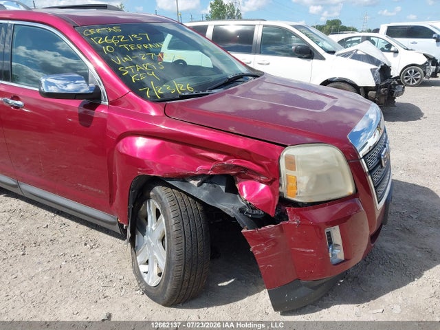 Продажа на аукционе авто 2010 Gmc Terrain Slt, vin: 2CTFLJEY4A6274806, номер лота: 12662137