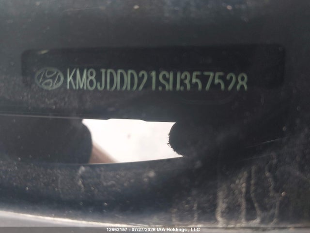 2025 Hyundai Tucson მანქანა იყიდება აუქციონზე, vin: KM8JDDD21SU357528, აუქციონის ნომერი: 12662157