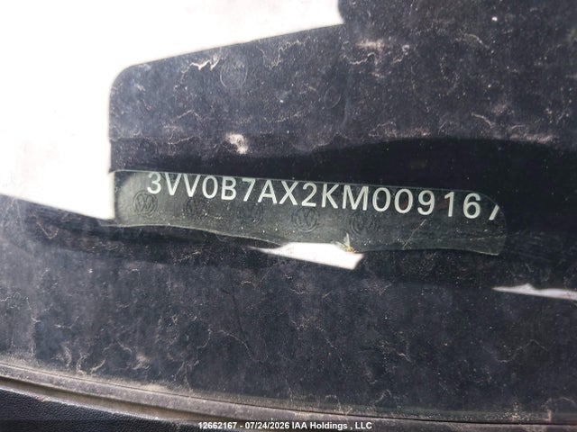 Продажа на аукционе авто 2019 Volkswagen Tiguan Trendline, vin: 3VV0B7AX2KM009167, номер лота: 12662167