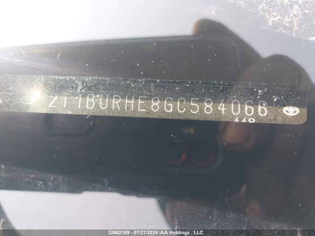 Aukcja sprzedaży 2016 Toyota Corolla L/le/le Pls/prm/s/s Pls, vin: 2T1BURHE8GC584066, numer aukcji: 12662169