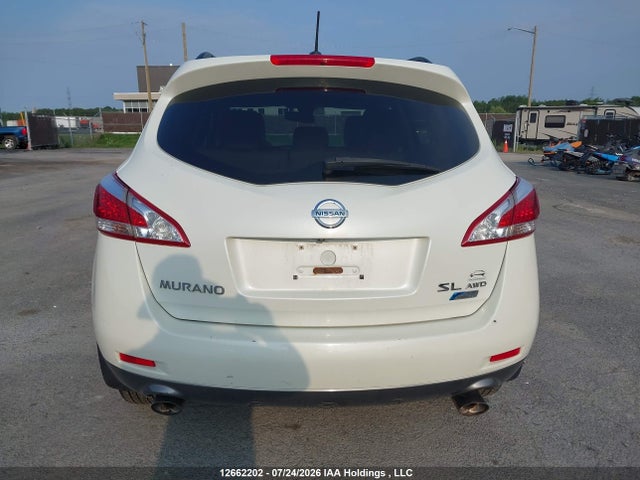 2011 Nissan Murano მანქანა იყიდება აუქციონზე, vin: JN8AZ1MW0BW152265, აუქციონის ნომერი: 12662202