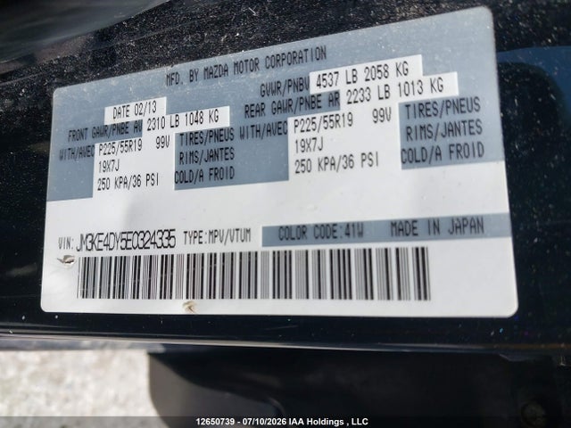 Mazda CX-5 GT 2014 JM3KE4DY5E0324335 Image 18