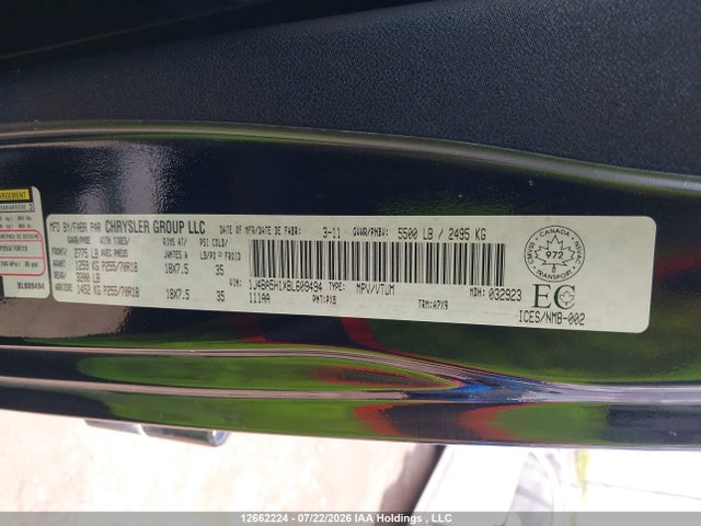 Aukcja sprzedaży 2011 Jeep Wrangler, vin: 1J4BA5H1XBL609494, numer aukcji: 12662224