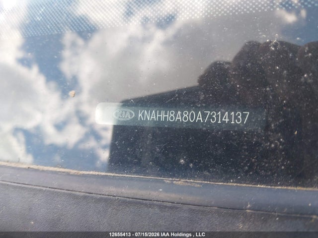 12655413 :رقم المزاد ، KNAHH8A80A7314137 vin ، 2010 Kia Rondo Ex/ex-premium مزاد بيع
