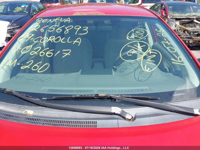 12656893 :رقم المزاد ، 2T1BU40E09C026617 vin ، 2009 Toyota Corolla Ce مزاد بيع