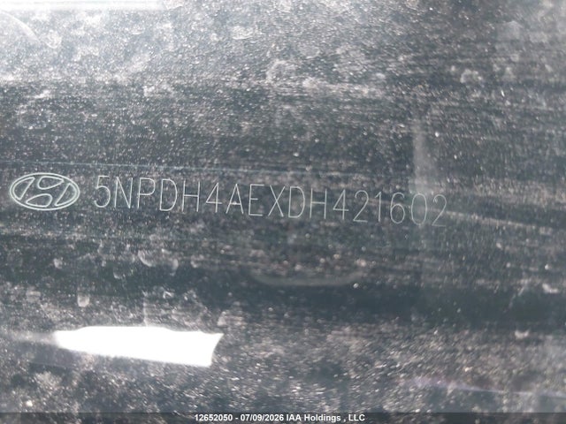 12652050 :رقم المزاد ، 5NPDH4AEXDH421602 vin ، 2013 Hyundai Elantra Gl مزاد بيع
