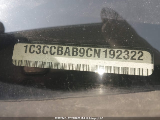 Aukcja sprzedaży 2012 Chrysler 200 Lx, vin: 1C3CCBAB9CN192322, numer aukcji: 12662242