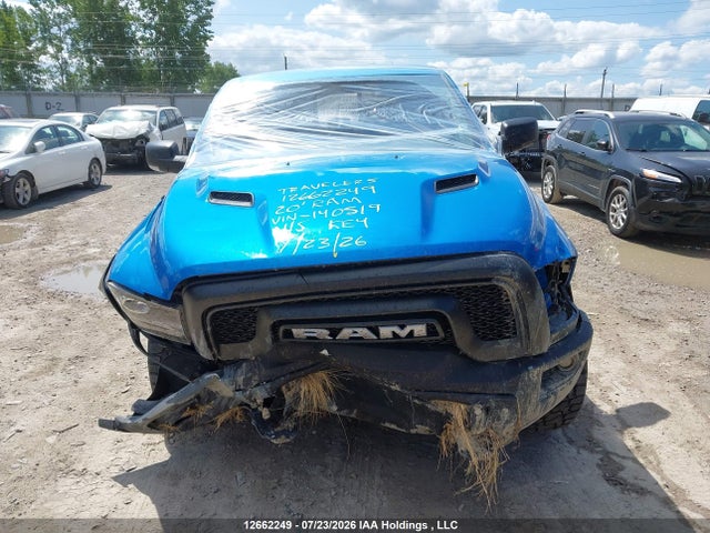 2020 Ram 1500 Classic Warlock/slt მანქანა იყიდება აუქციონზე, vin: 1C6RR7LTXLS140519, აუქციონის ნომერი: 12662249