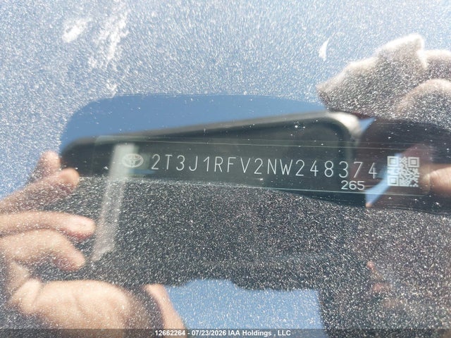 2T3J1RFV2NW248374 Toyota Rav4 Adventure/trd Off Road