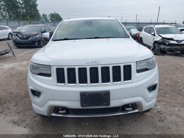 12662295 :رقم المزاد ، 1C4RJFCG0EC137428 vin ، 2014 Jeep Grand Cherokee Overland مزاد بيع