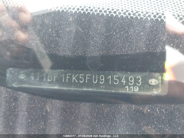 Aukcja sprzedaży 2015 Toyota Camry Xse, vin: 4T1BF1FK5FU915493, numer aukcji: 12662317