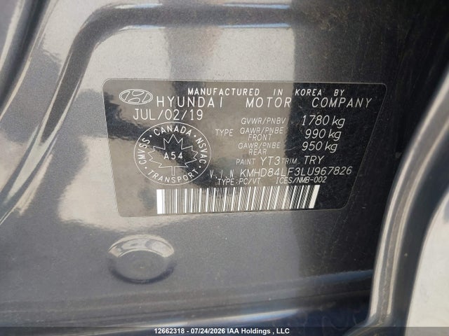 Продажа на аукционе авто 2020 Hyundai Elantra Preferred With Sun And Safety Package Auto Ivt, vin: KMHD84LF3LU967826, номер лота: 12662318