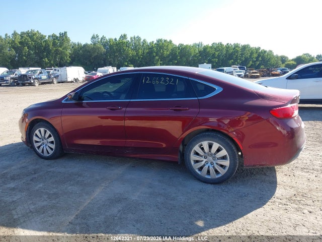 Auction sale of the 2016 Chrysler 200 Lx, vin: 1C3CCCFB1GN110216, lot number: 12662321