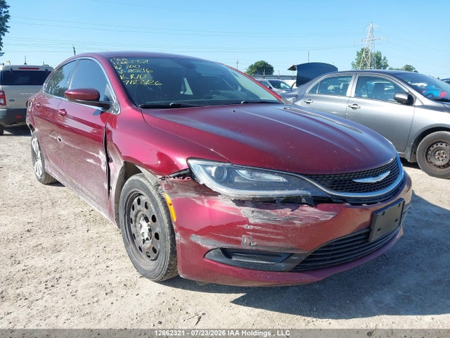 Auction sale of the 2016 Chrysler 200 Lx, vin: 1C3CCCFB1GN110216, lot number: 12662321