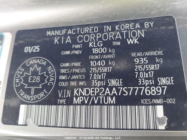 KIA Seltos Lx 2025 KNDEP2AA7S7776897 Image 18