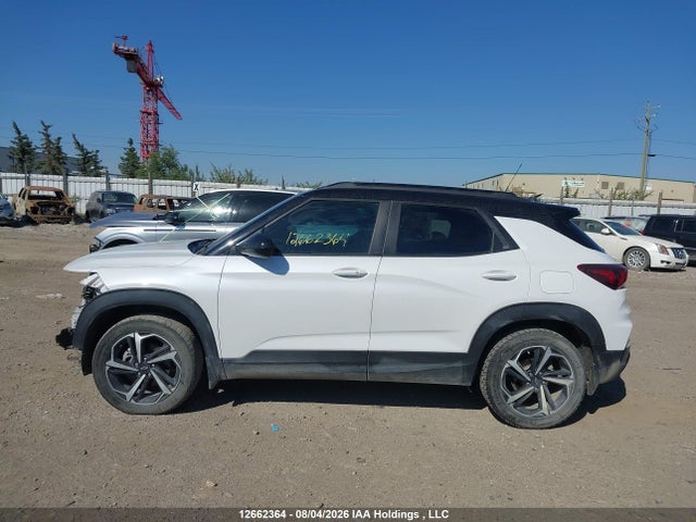 2022 Chevrolet Trailblazer Rs მანქანა იყიდება აუქციონზე, vin: KL79MUSL8NB109891, აუქციონის ნომერი: 12662364