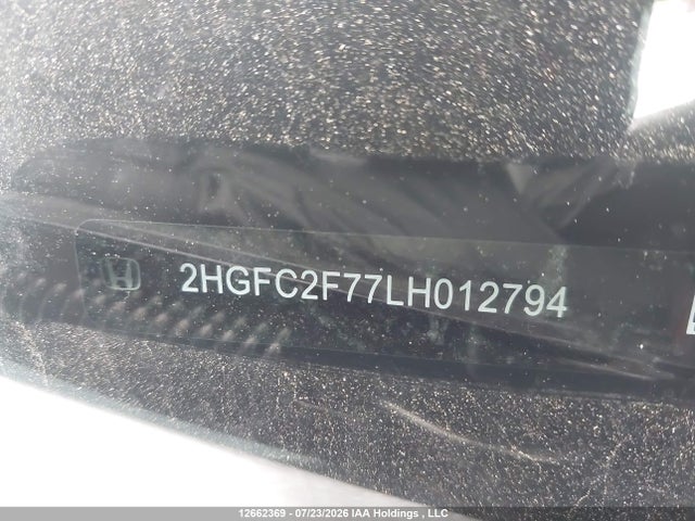 Honda CIVIC EX 2020 2HGFC2F77LH012794 Image 19