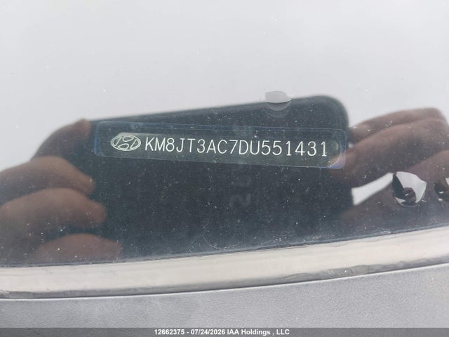 12662375 :رقم المزاد ، KM8JT3AC7DU551431 vin ، 2013 Hyundai Tucson Gl مزاد بيع