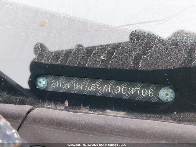 Продажа на аукционе авто 2010 Honda Civic Lx Sr, vin: 2HGFG1A69AH000706, номер лота: 12662385