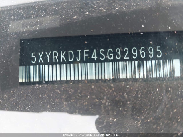 12662423 :رقم المزاد ، 5XYRKDJF4SG329695 vin ، 2025 Kia Sorento Sx/x-line Sx/x-line Sx Prestige/x-pro Sx Prestige مزاد بيع