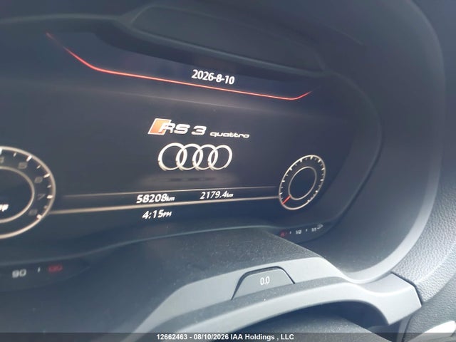 12662463 :رقم المزاد ، WUABWGFF2KA903682 vin ، 2019 Audi Rs 3 2.5t مزاد بيع