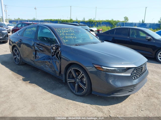 2023 Honda Accord Hybrid Sport მანქანა იყიდება აუქციონზე, vin: 1HGCY2F53PA800642, აუქციონის ნომერი: 12662494