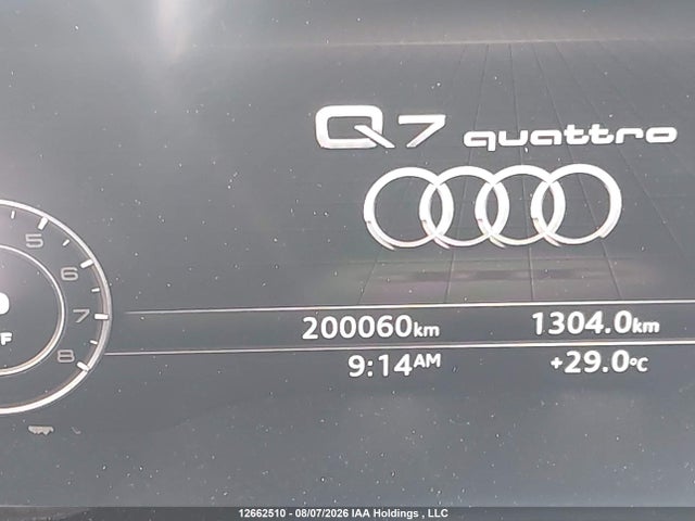 Aukcja sprzedaży 2018 Audi Q7 3.0t Technik, vin: WA1WAAF78JD054426, numer aukcji: 12662510