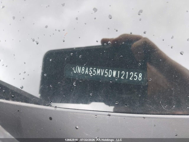 12662516 :رقم المزاد ، JN8AS5MV5DW121258 vin ، 2013 Nissan Rogue S/sv مزاد بيع