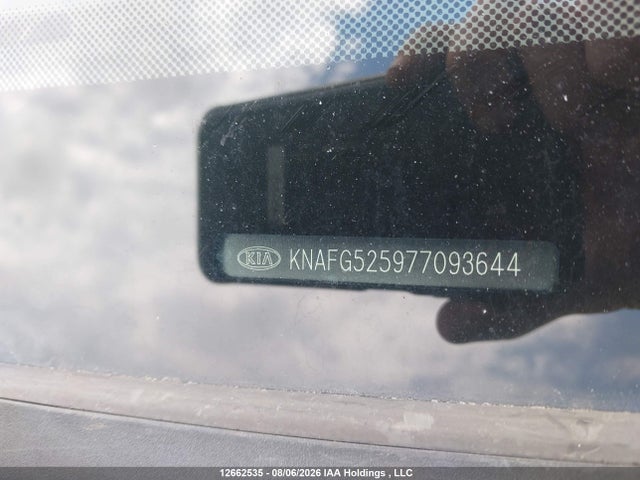 Продажа на аукционе авто 2007 Kia Rondo Lx/ex, vin: KNAFG525977093644, номер лота: 12662535
