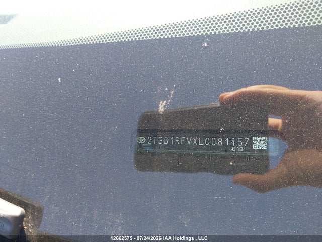 2020 Toyota Rav4 Le მანქანა იყიდება აუქციონზე, vin: 2T3B1RFVXLC081457, აუქციონის ნომერი: 12662575