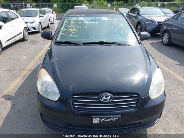 Продаж на аукціоні авто 2009 Hyundai Accent 25th Anniversary/gl/gls/l, vin: KMHCN45C69U286219, номер лоту: 12662581
