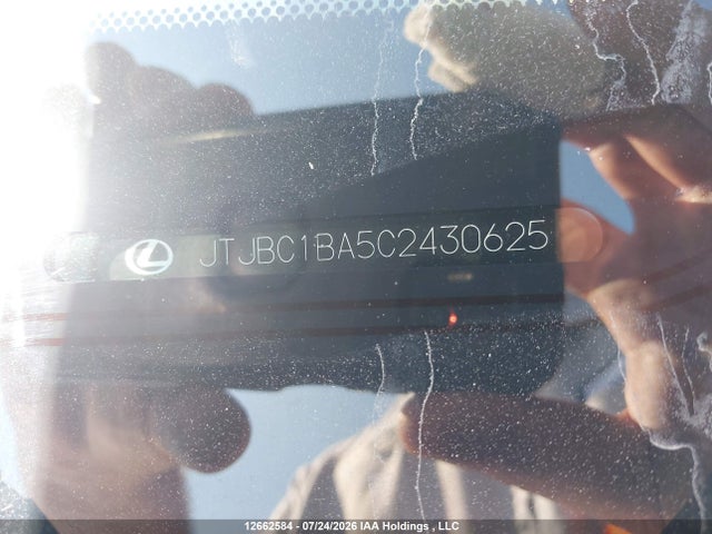 Aukcja sprzedaży 2012 Lexus Rx 450h, vin: JTJBC1BA5C2430625, numer aukcji: 12662584