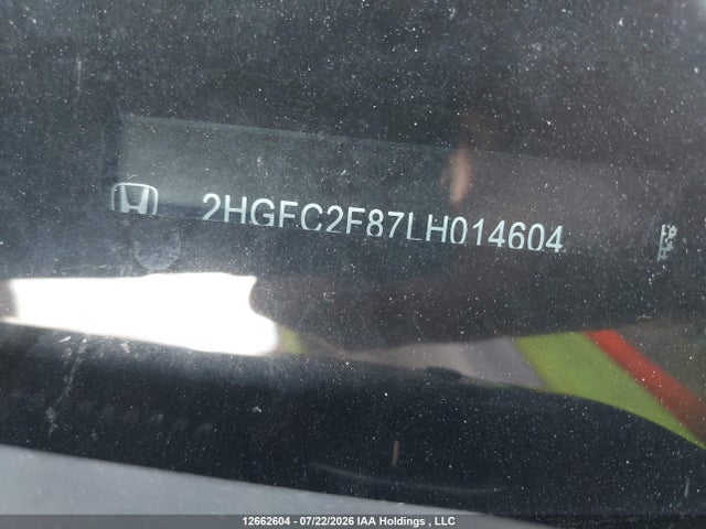 2HGFC2F87LH014604 Honda Civic