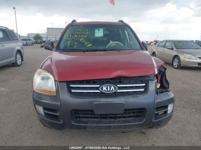 2008 Kia Sportage Lx-v6 მანქანა იყიდება აუქციონზე, vin: KNDJF723387503298, აუქციონის ნომერი: 12652057