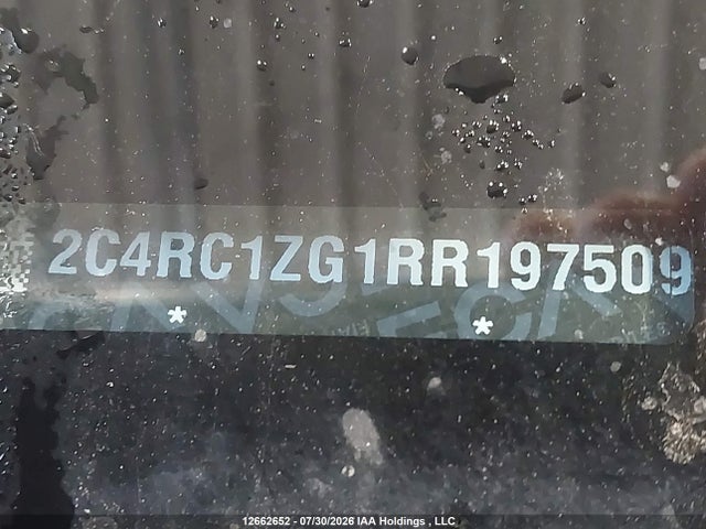 2C4RC1ZG1RR197509 Chrysler Grand Caravan Sxt