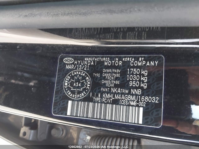 Hyundai Elantra 2021 KMHLM4AG8MU168032 Image 20