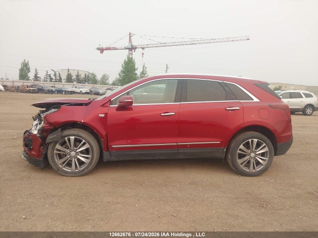 12662676 :رقم المزاد ، 1GYKNFRS4LZ129029 vin ، 2020 Cadillac Xt5 Platinum Premium Luxury مزاد بيع