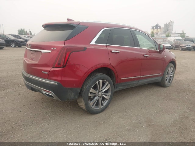 12662676 :رقم المزاد ، 1GYKNFRS4LZ129029 vin ، 2020 Cadillac Xt5 Platinum Premium Luxury مزاد بيع
