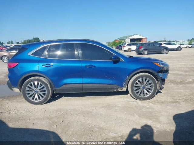 2022 Ford Escape Titanium Hybrid მანქანა იყიდება აუქციონზე, vin: 1FMCU9DZ0NUA51671, აუქციონის ნომერი: 12662685