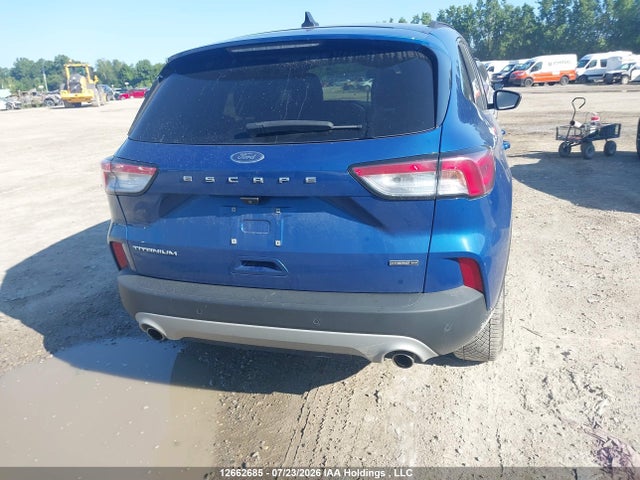 2022 Ford Escape Titanium Hybrid მანქანა იყიდება აუქციონზე, vin: 1FMCU9DZ0NUA51671, აუქციონის ნომერი: 12662685
