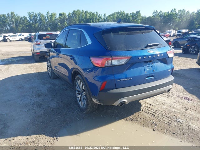 2022 Ford Escape Titanium Hybrid მანქანა იყიდება აუქციონზე, vin: 1FMCU9DZ0NUA51671, აუქციონის ნომერი: 12662685