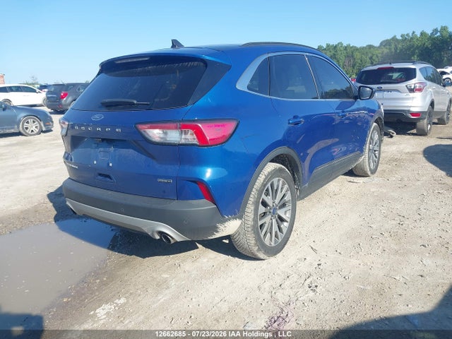 2022 Ford Escape Titanium Hybrid მანქანა იყიდება აუქციონზე, vin: 1FMCU9DZ0NUA51671, აუქციონის ნომერი: 12662685