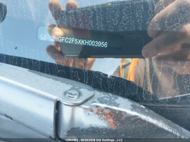 Продажа на аукционе авто 2019 Honda Civic, vin: 2HGFC2F5XKH003956, номер лота: 12662693
