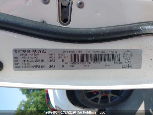 Продаж на аукціоні авто 2019 Dodge Journey Gt, vin: 3C4PDDFG3KT758886, номер лоту: 12662696