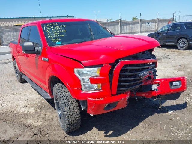 Продаж на аукціоні авто 2016 Ford F150 Supercrew, vin: 1FTEW1EF5GFA39214, номер лоту: 12662697