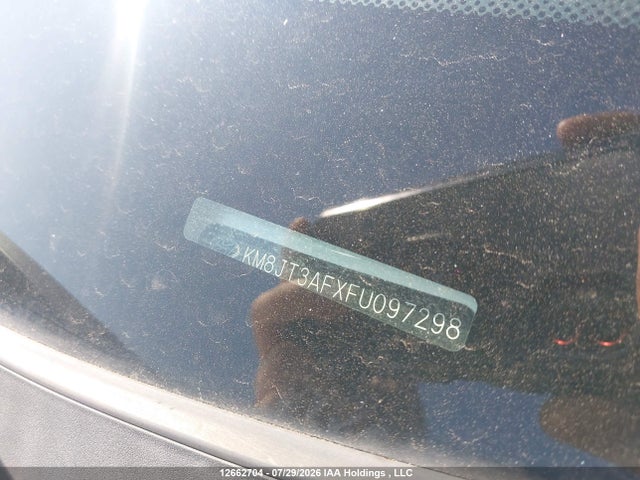 12662704 :رقم المزاد ، KM8JT3AFXFU097298 vin ، 2015 Hyundai Tucson Gl مزاد بيع