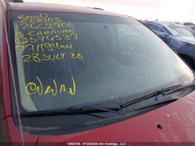 2C4RDGBGXFR574537 Dodge Grand Caravan Se/sxt