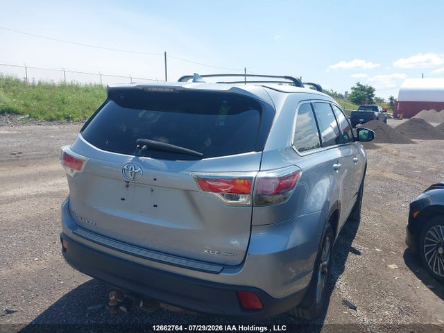 Toyota Highlander Xle 2015 5TDJKRFH5FS206176 Image 4