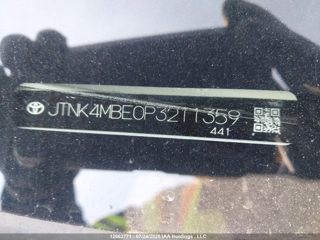 Продажа на аукционе авто 2023 Toyota Corolla Se, vin: JTNK4MBE0P3211359, номер лота: 12662771